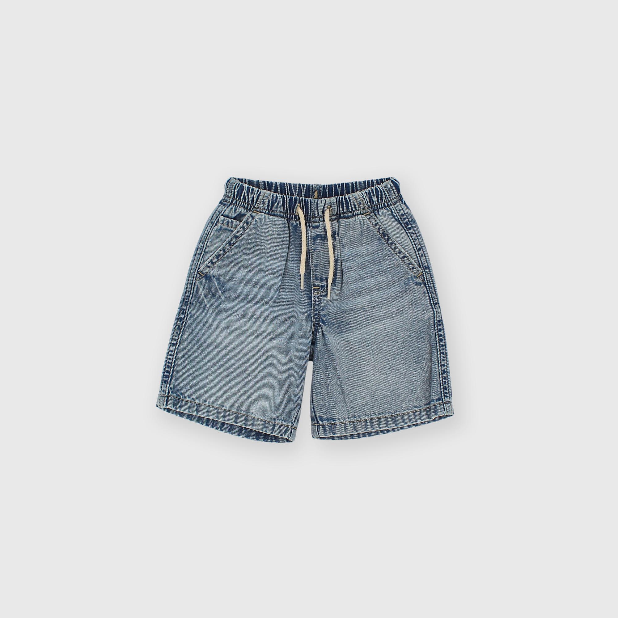 Bermuda de vaquero para niño azul