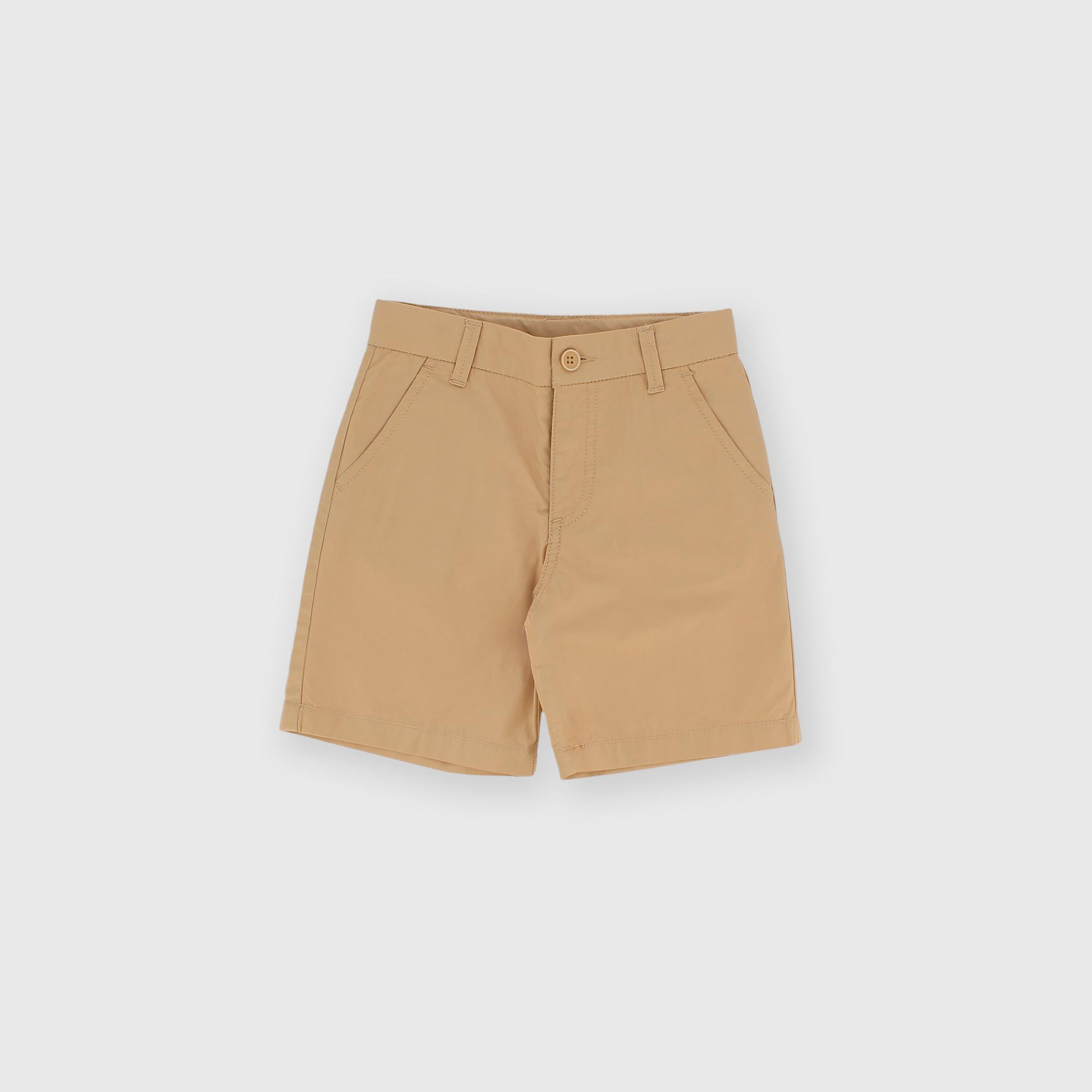 Bermuda de jersey para niño beige