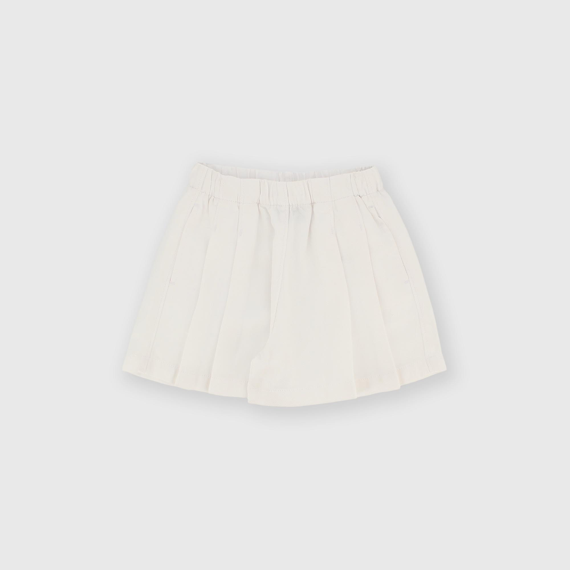 Short pour fillette blanc