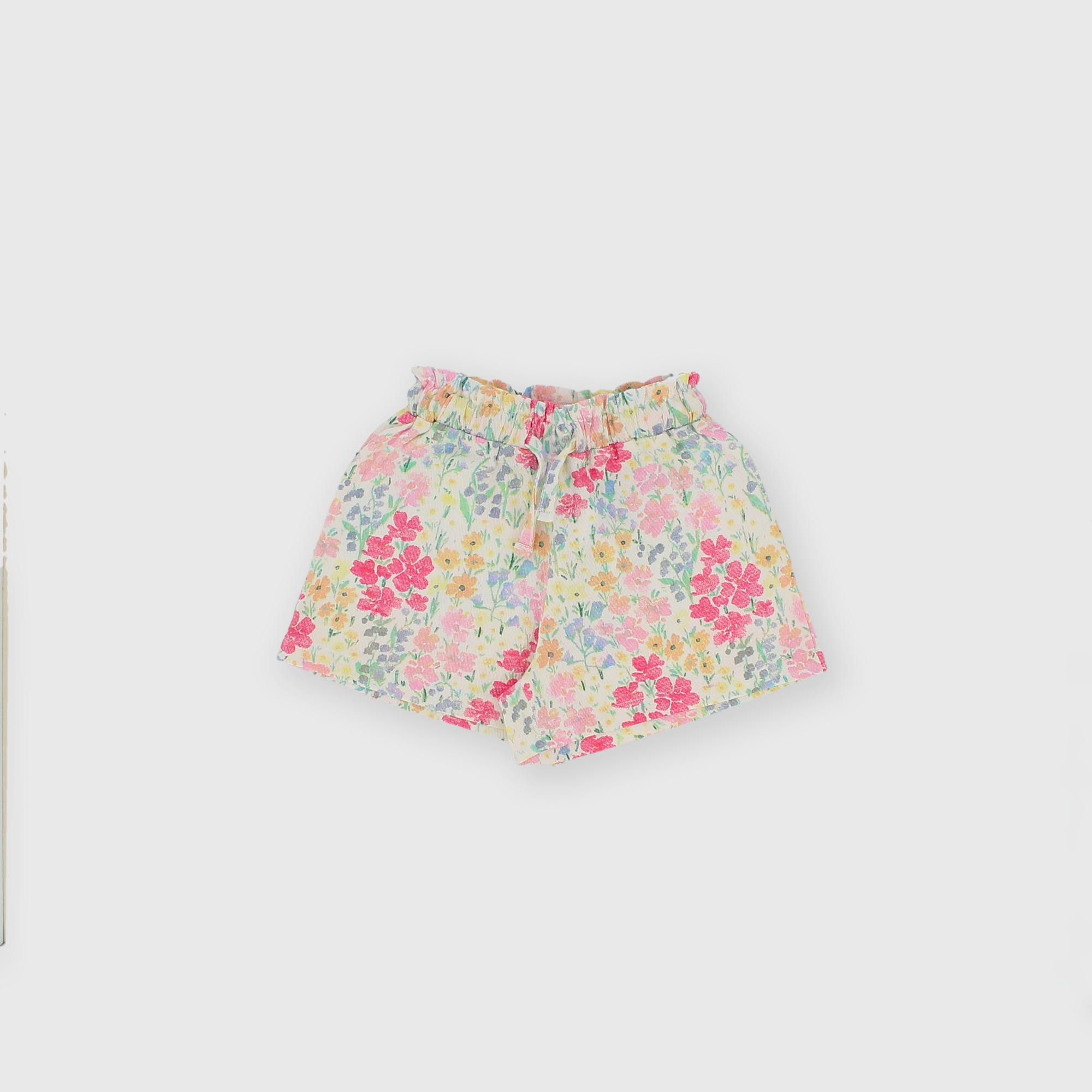 Pantalón corto de jersey para niña rosa