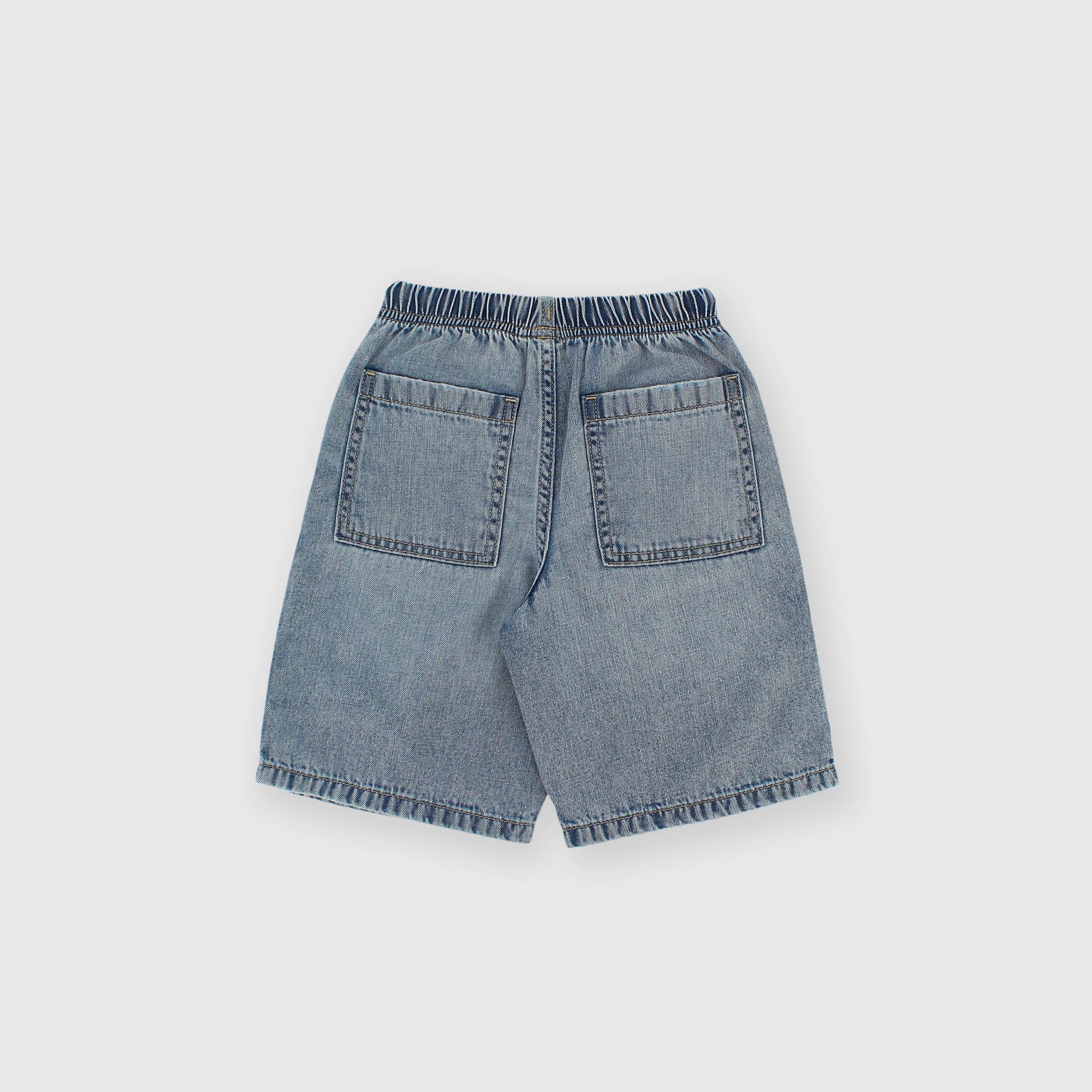 Bermuda de vaquero para niño azul