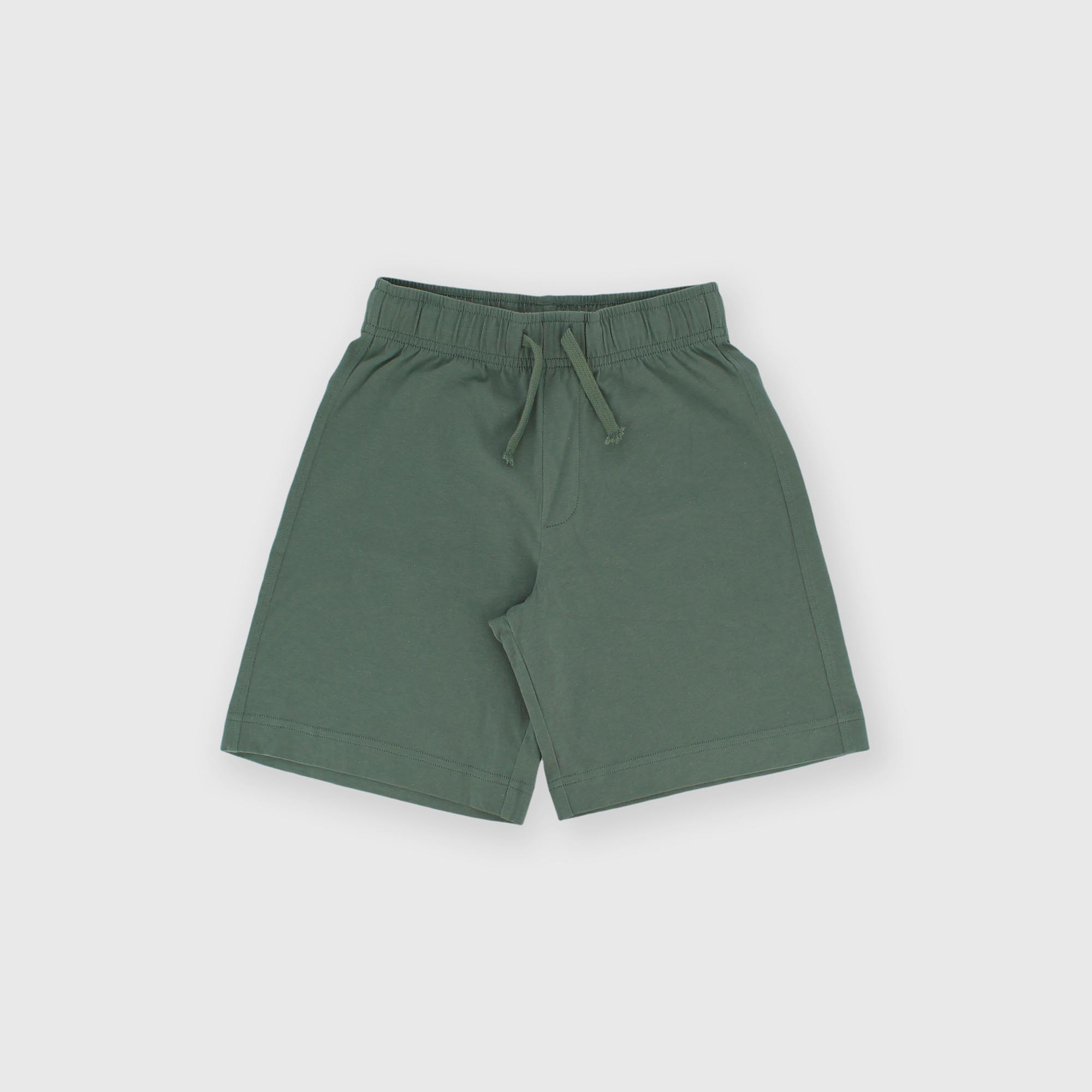 Bermuda de jersey para niño verde