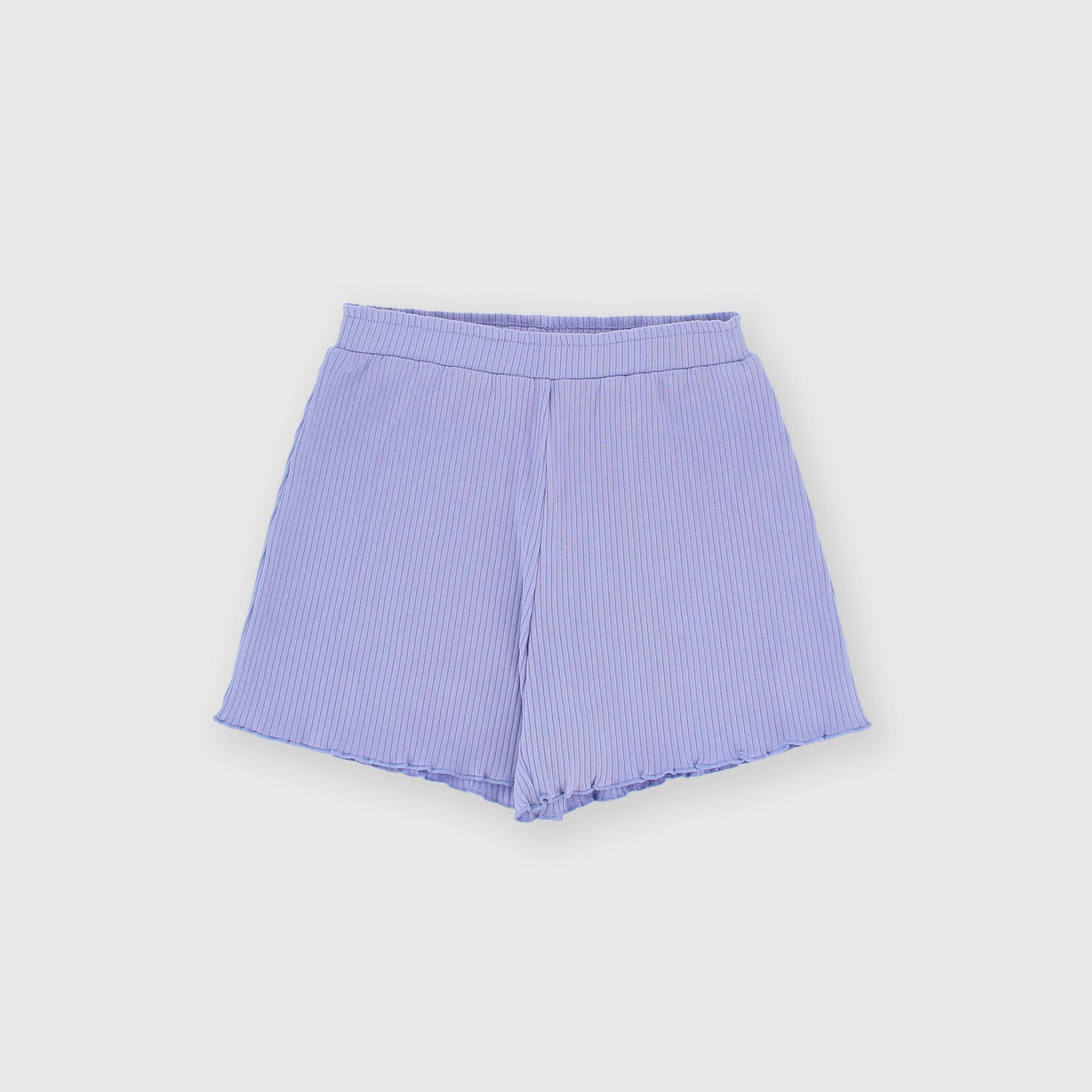 Pantalón corto de pana para niña morado