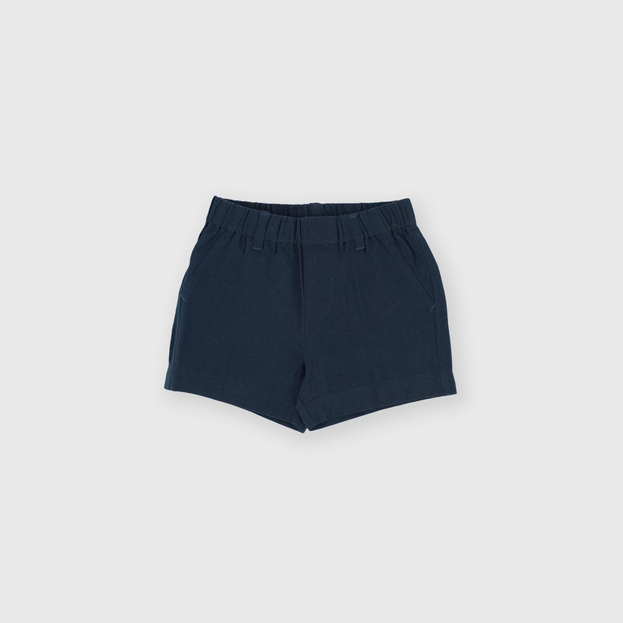 Бермуды из хлопка для мальчика синие