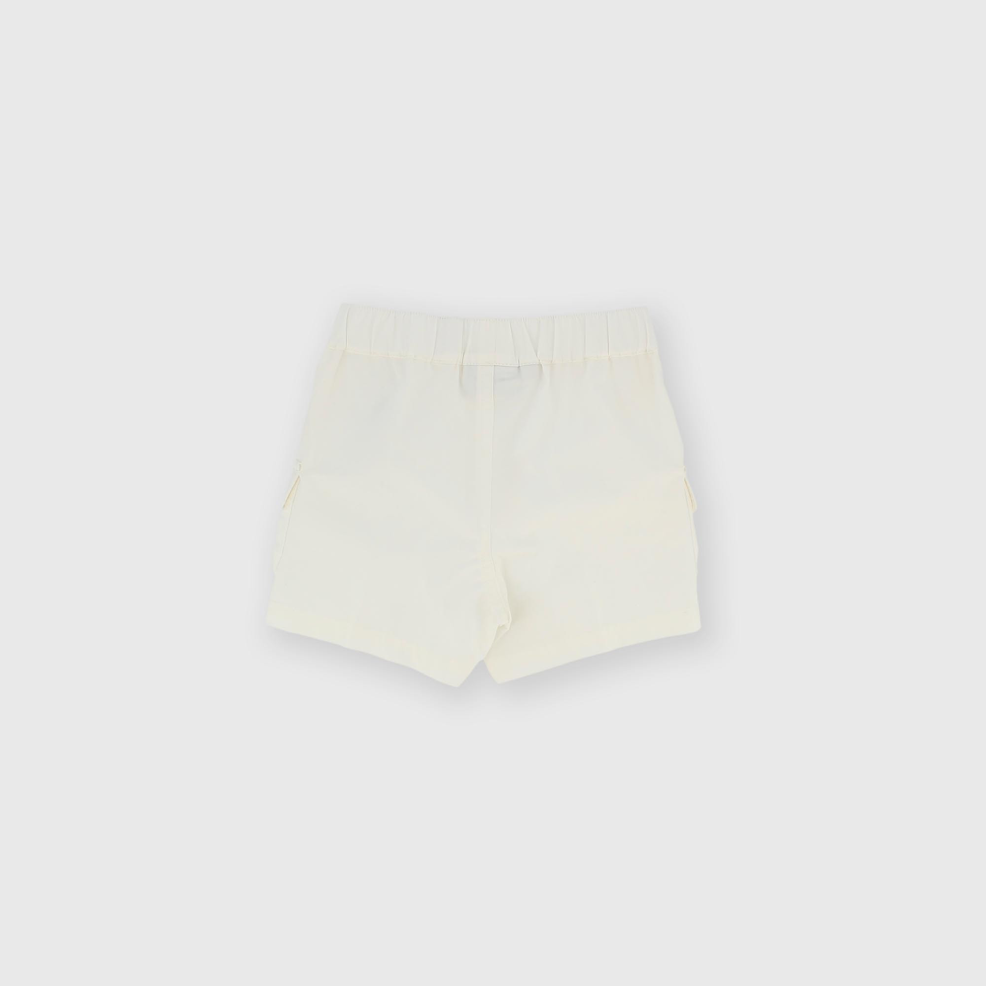 Бермуды из поплина для мальчика белые