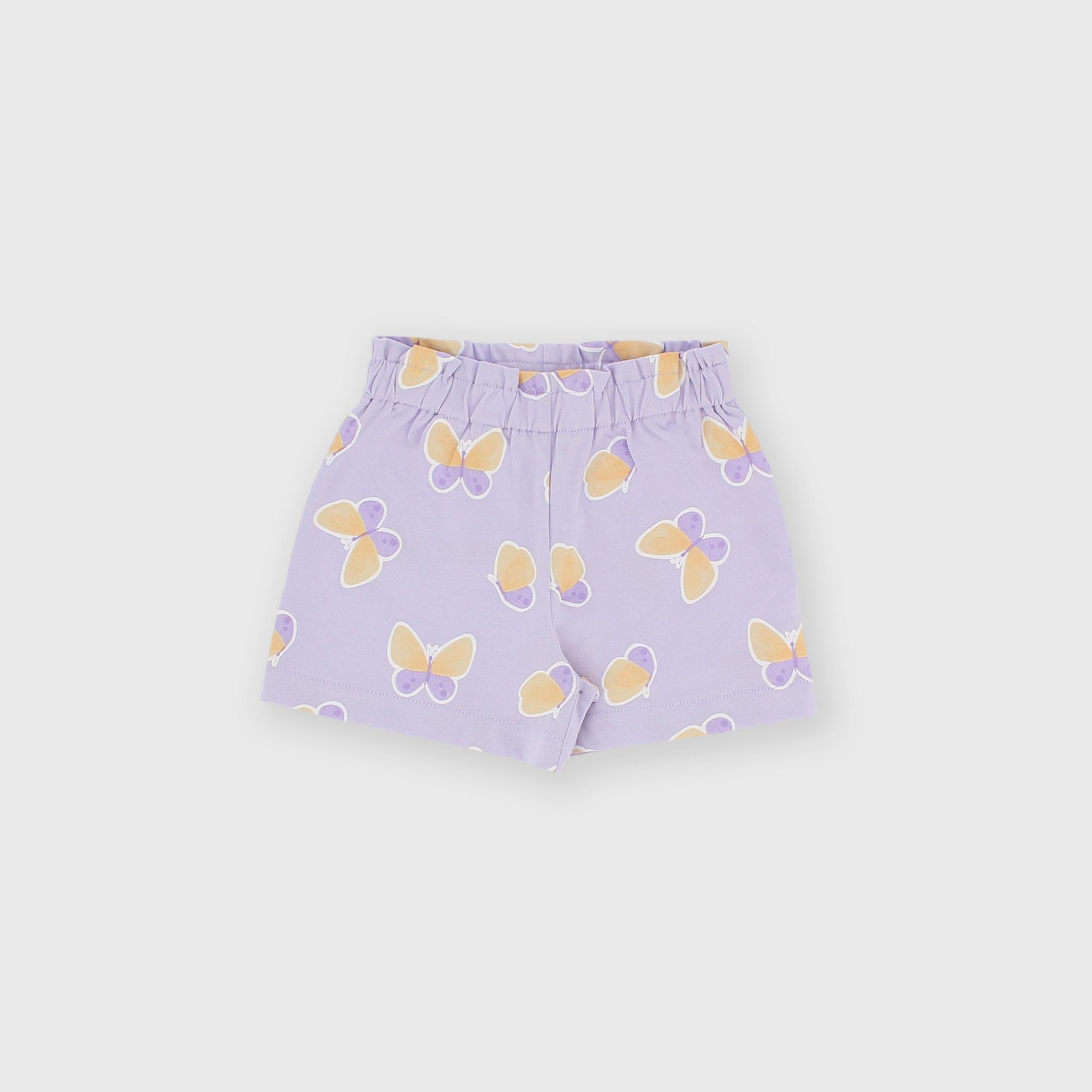 Short en jersey pour fillette violet