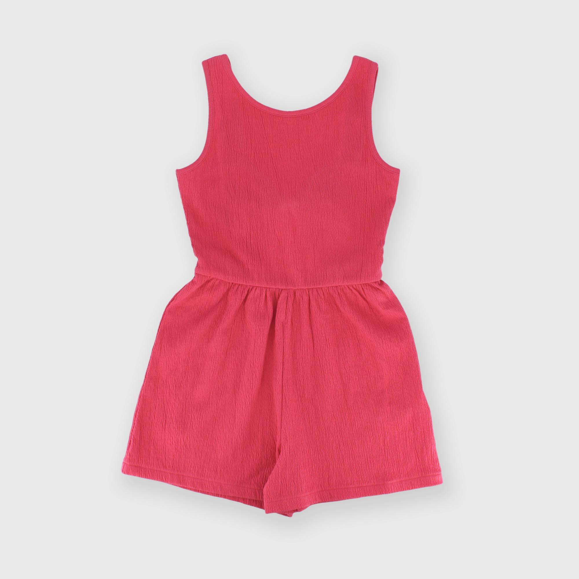 Salopette en jersey pour fillette rose