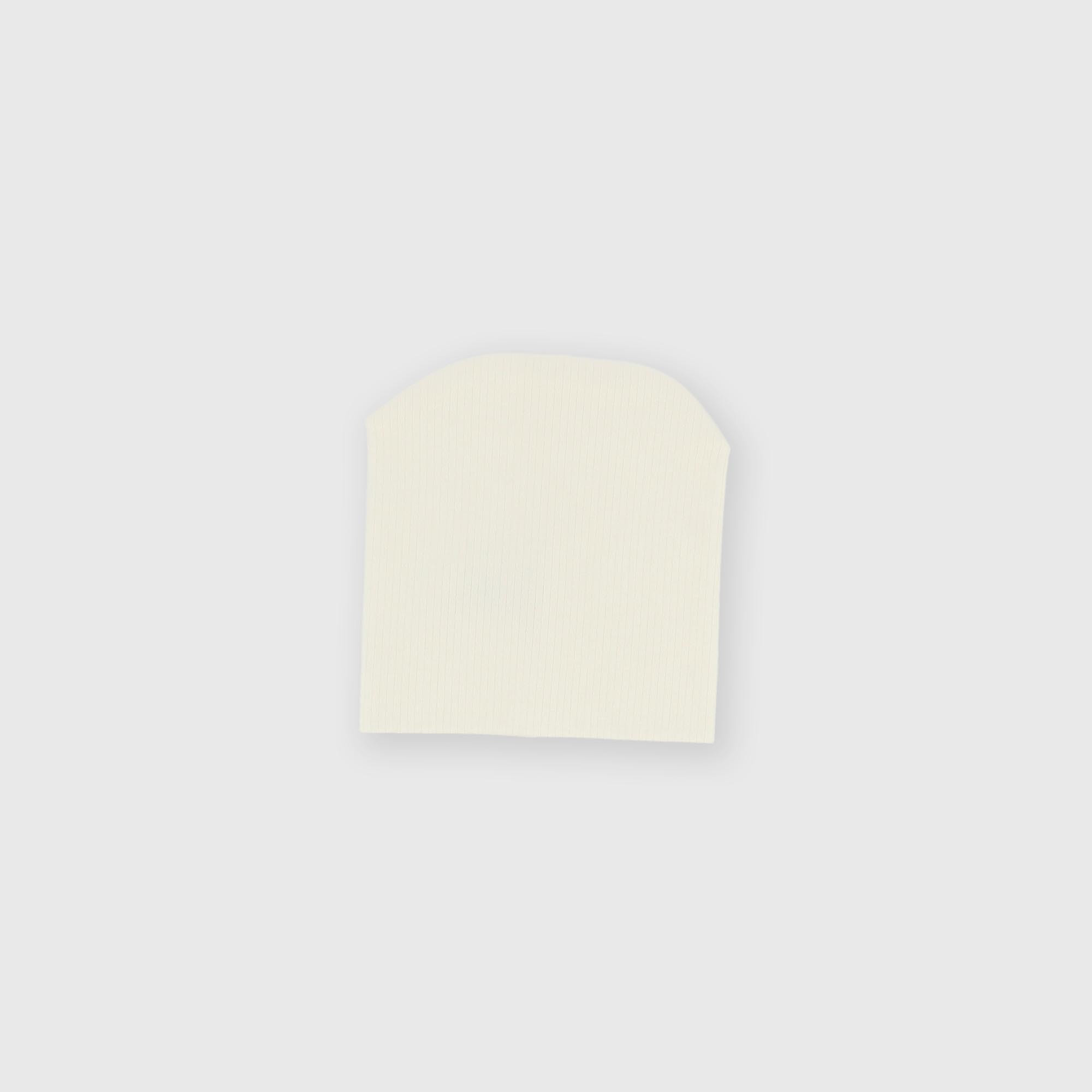 Chapeau en côtelé unisex blanc