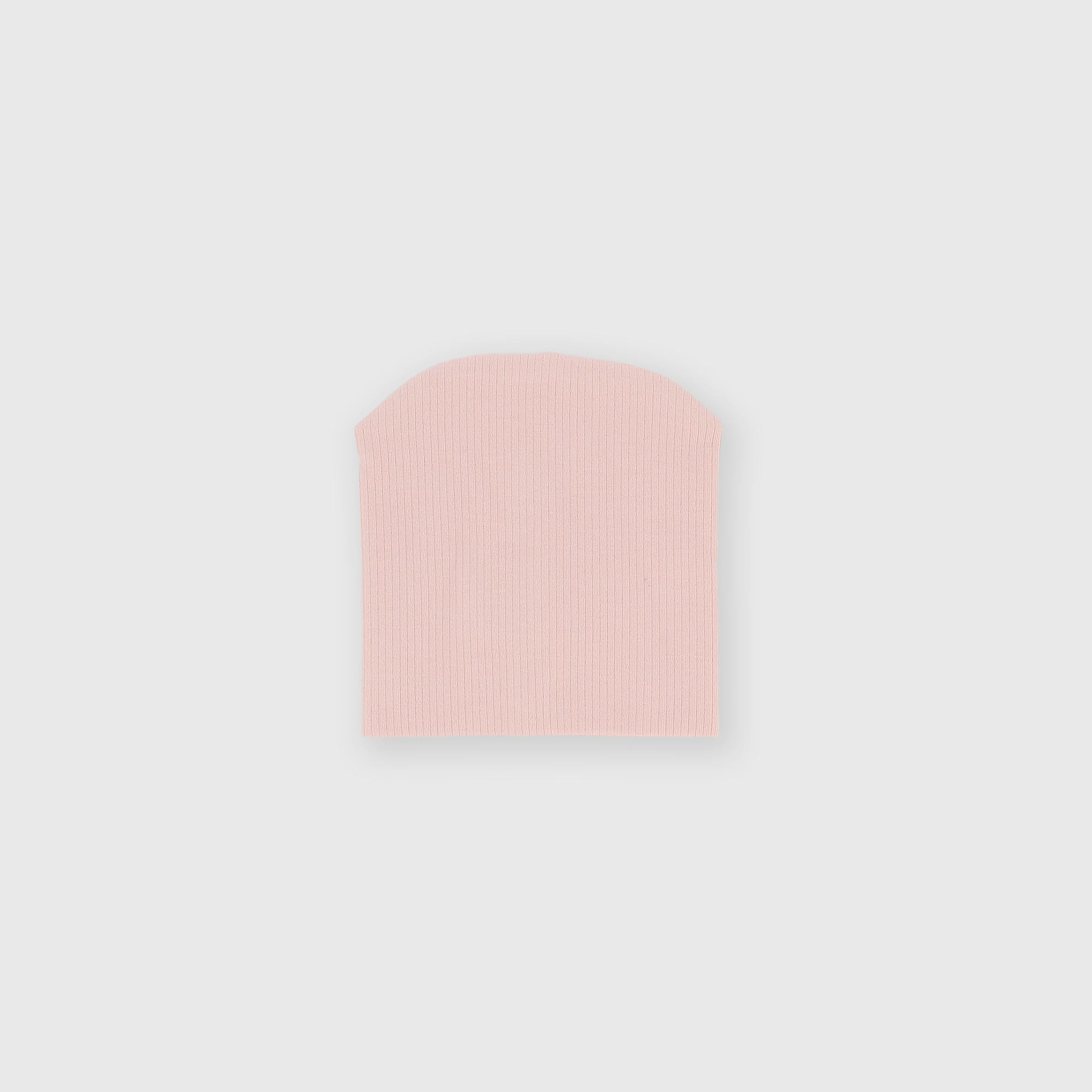 Chapeau en côtelé pour fillette rose