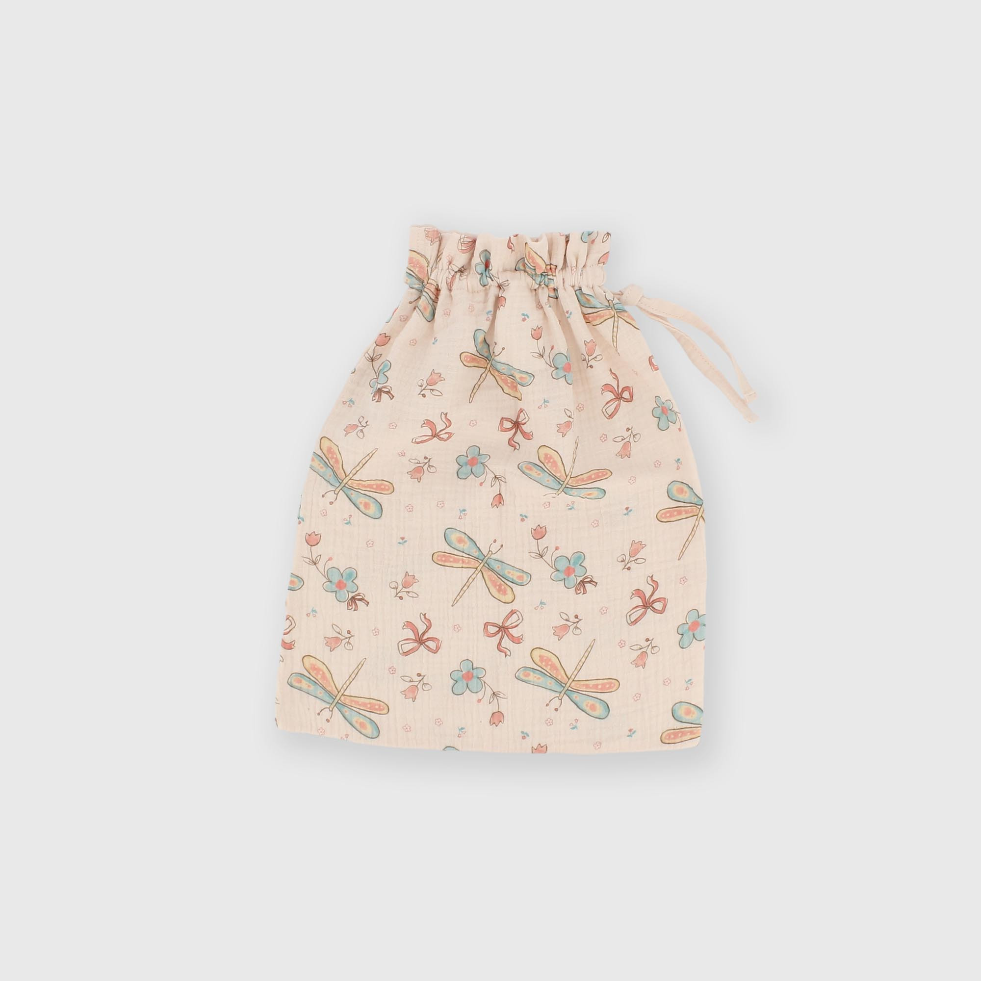 Sac pour nouveau-né en coton pour fillette rose