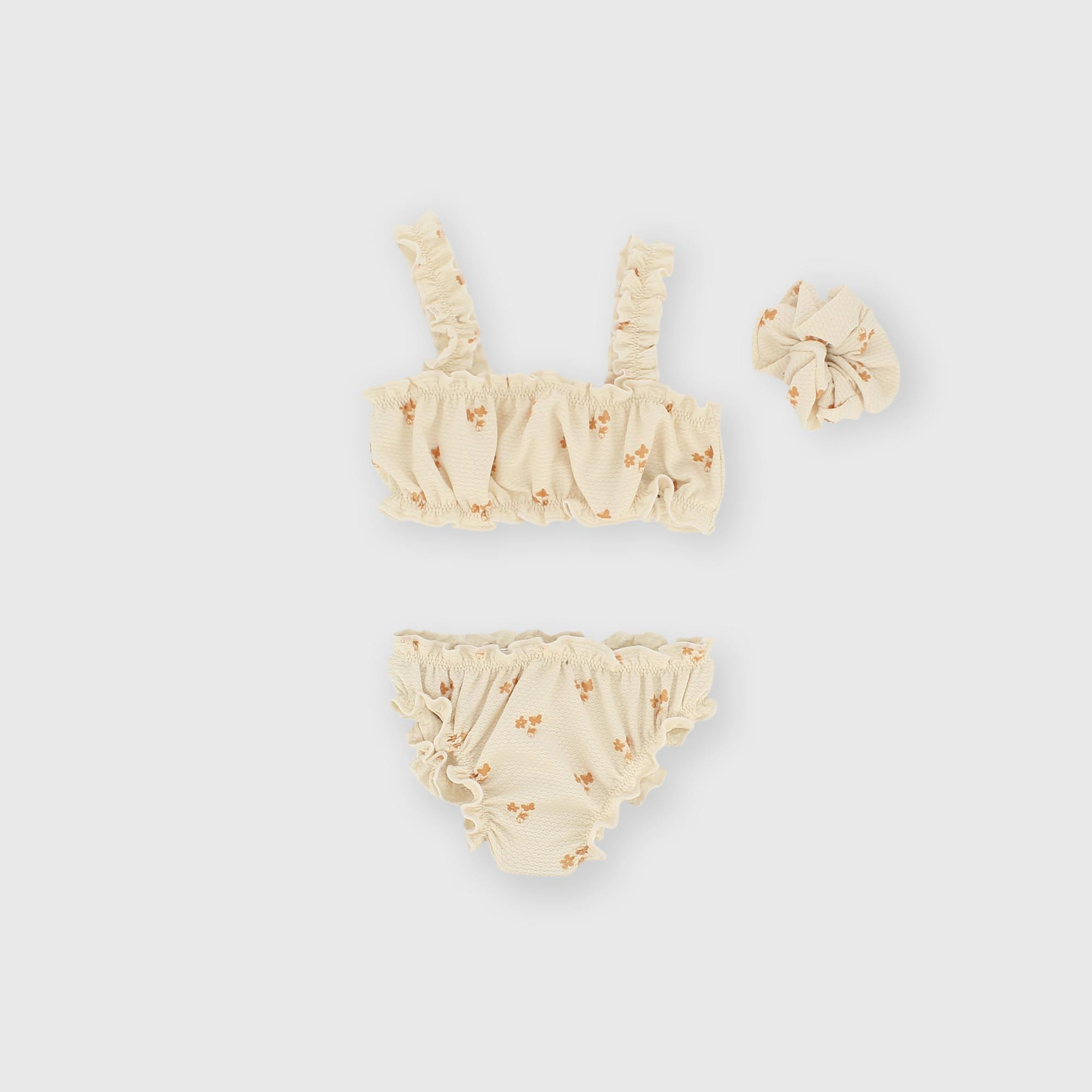 Bikini pour fillette beige