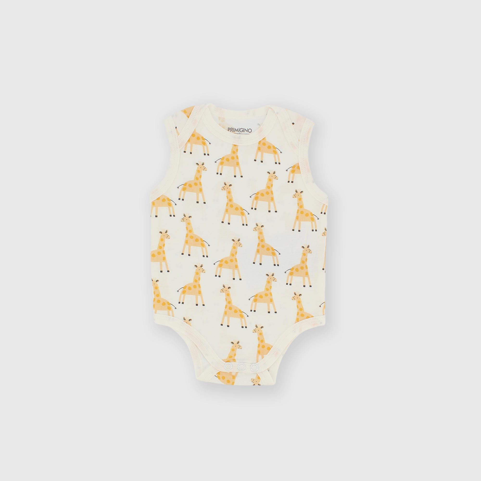 Боди без рукавов из рибаны для мальчика белое