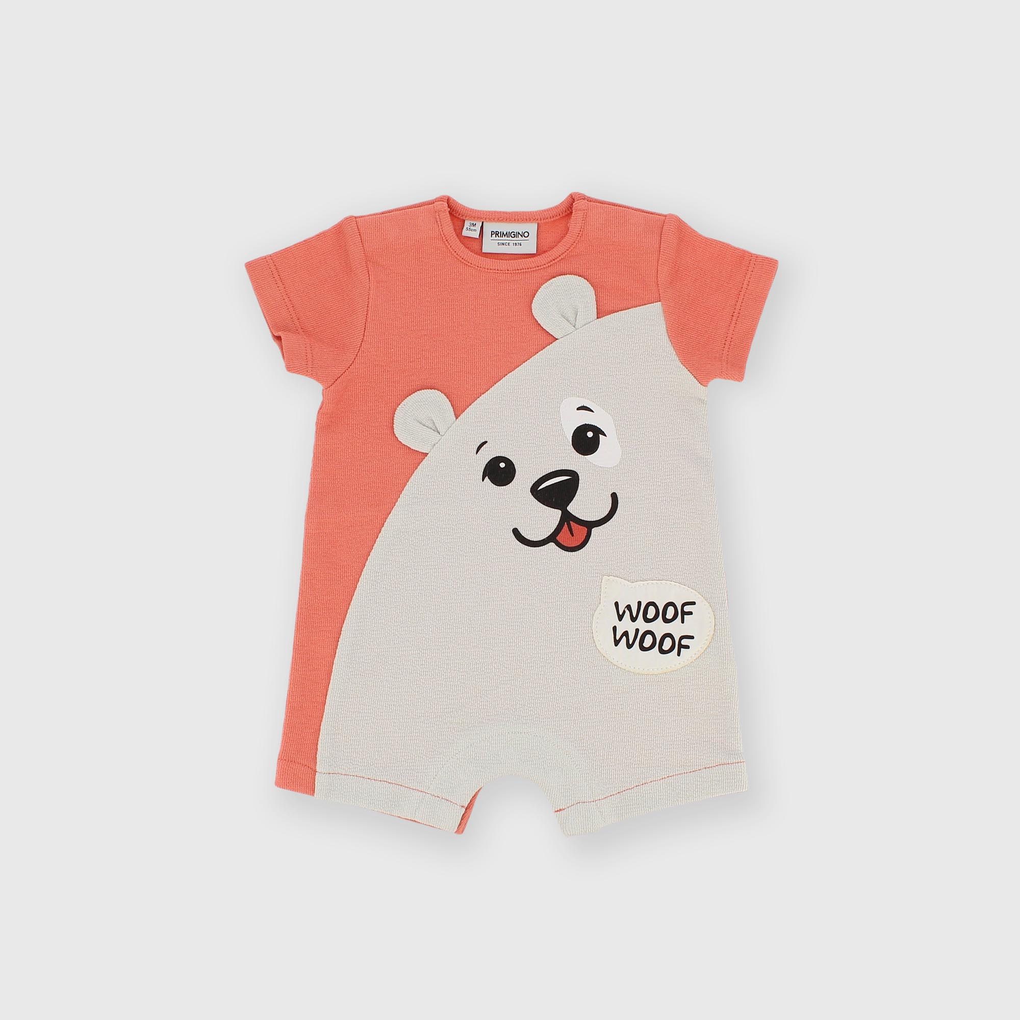 Комбинезончик из джерси для мальчика белый