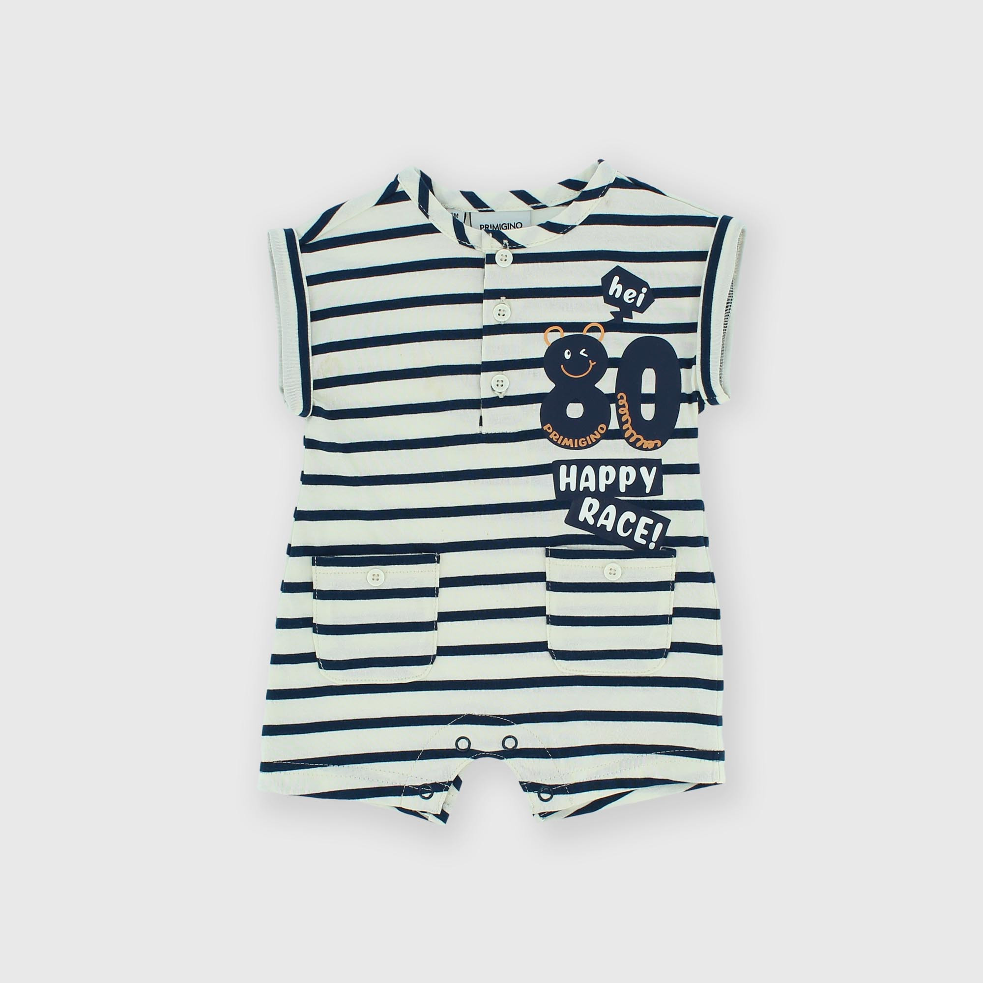 Комбинезончик из джерси для мальчика синий