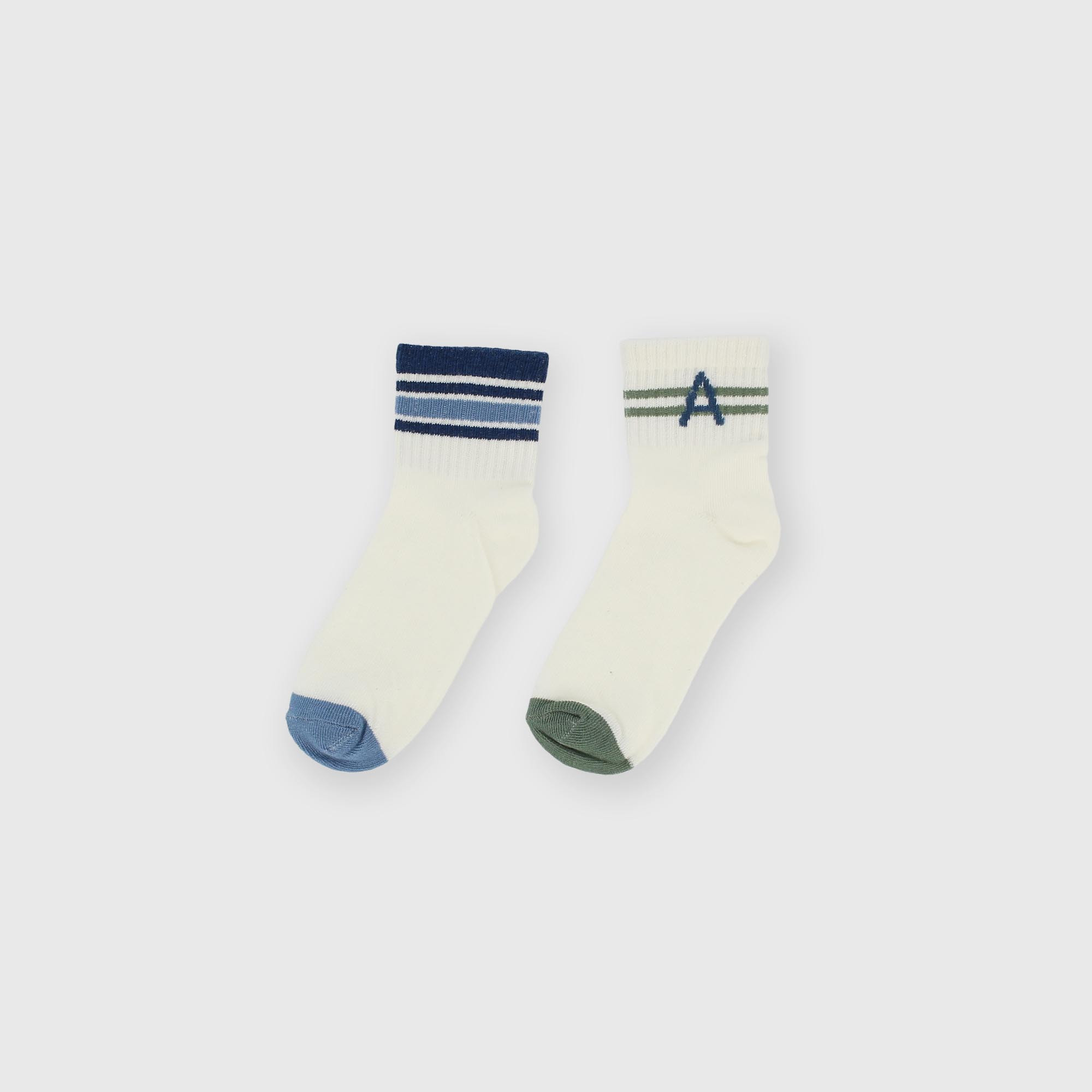 Cotton socks for boy white