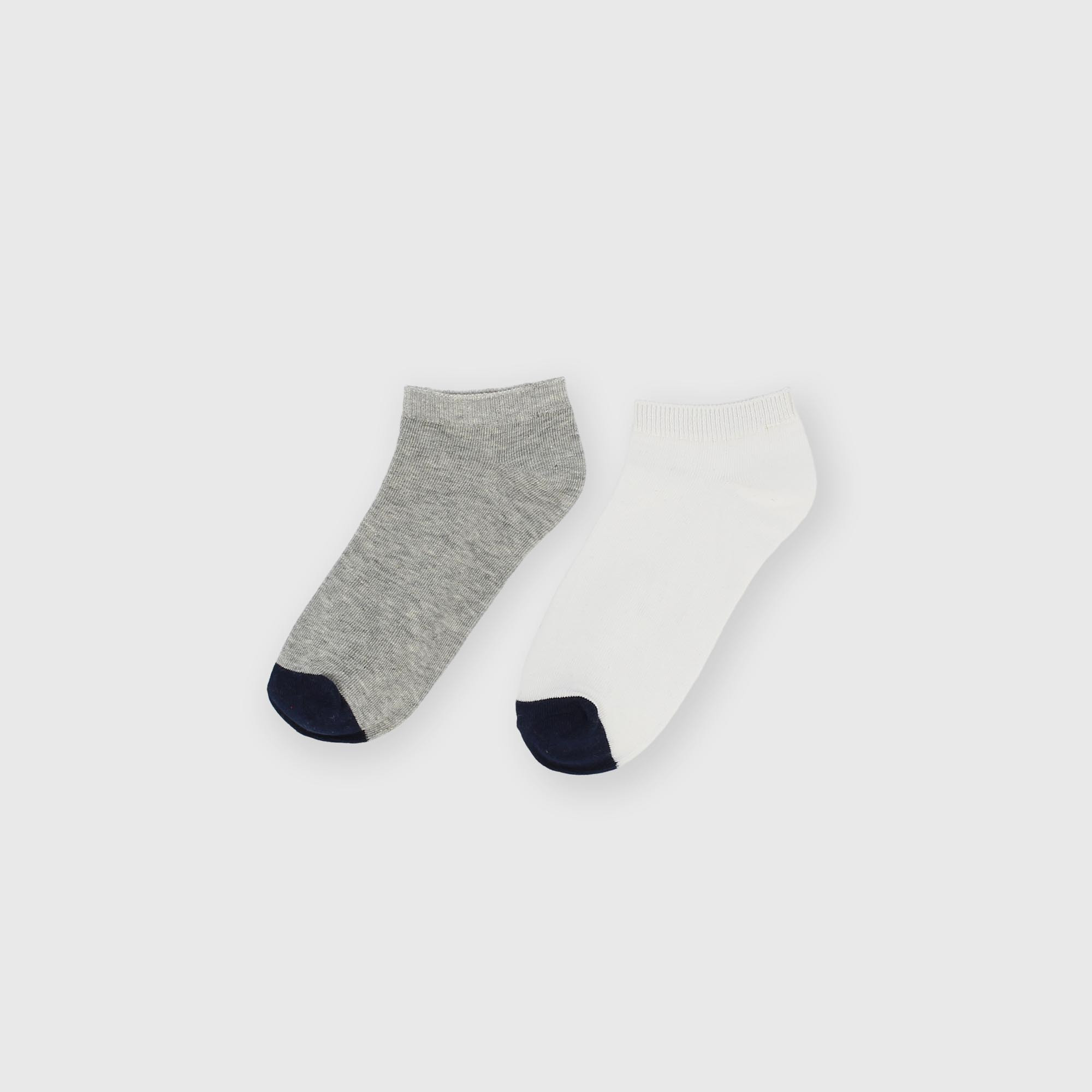 Cotton socks for boy grey