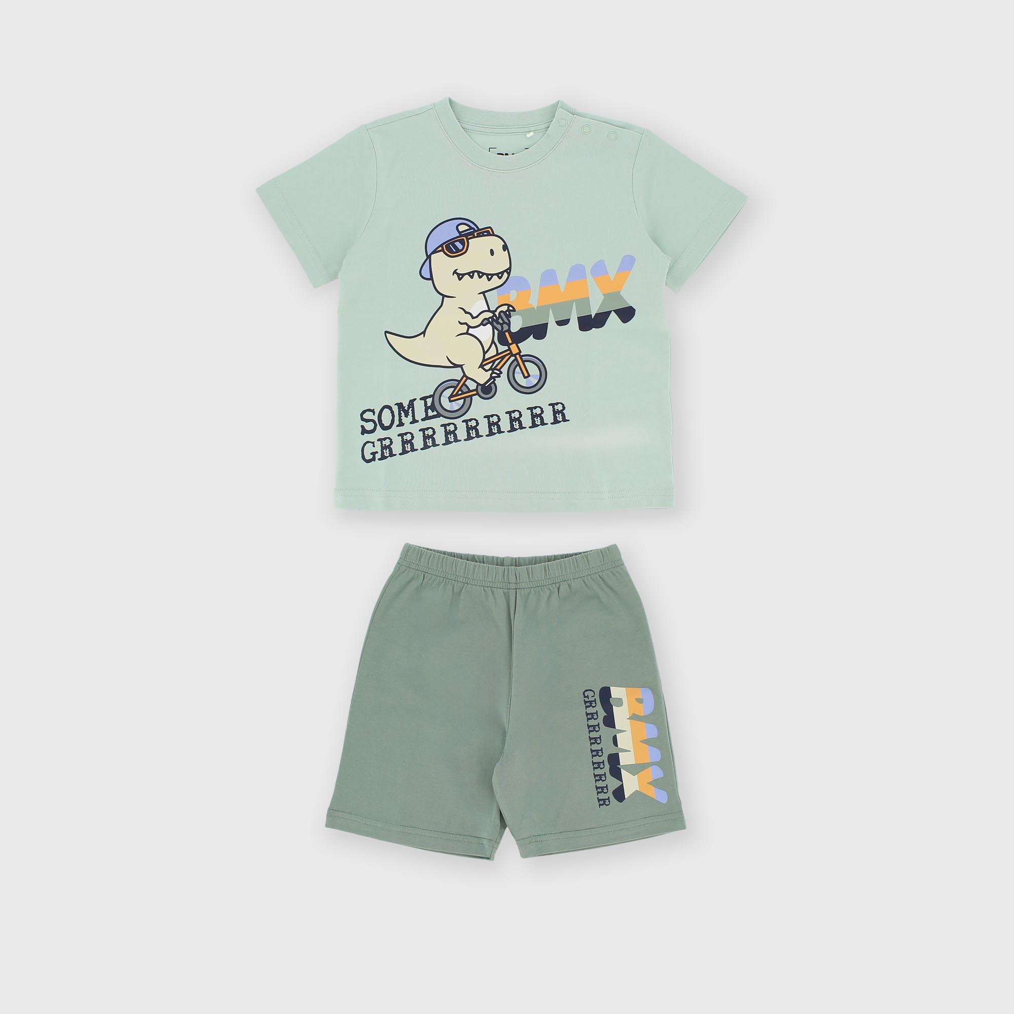 Pyjama en jersey pour garçon vert