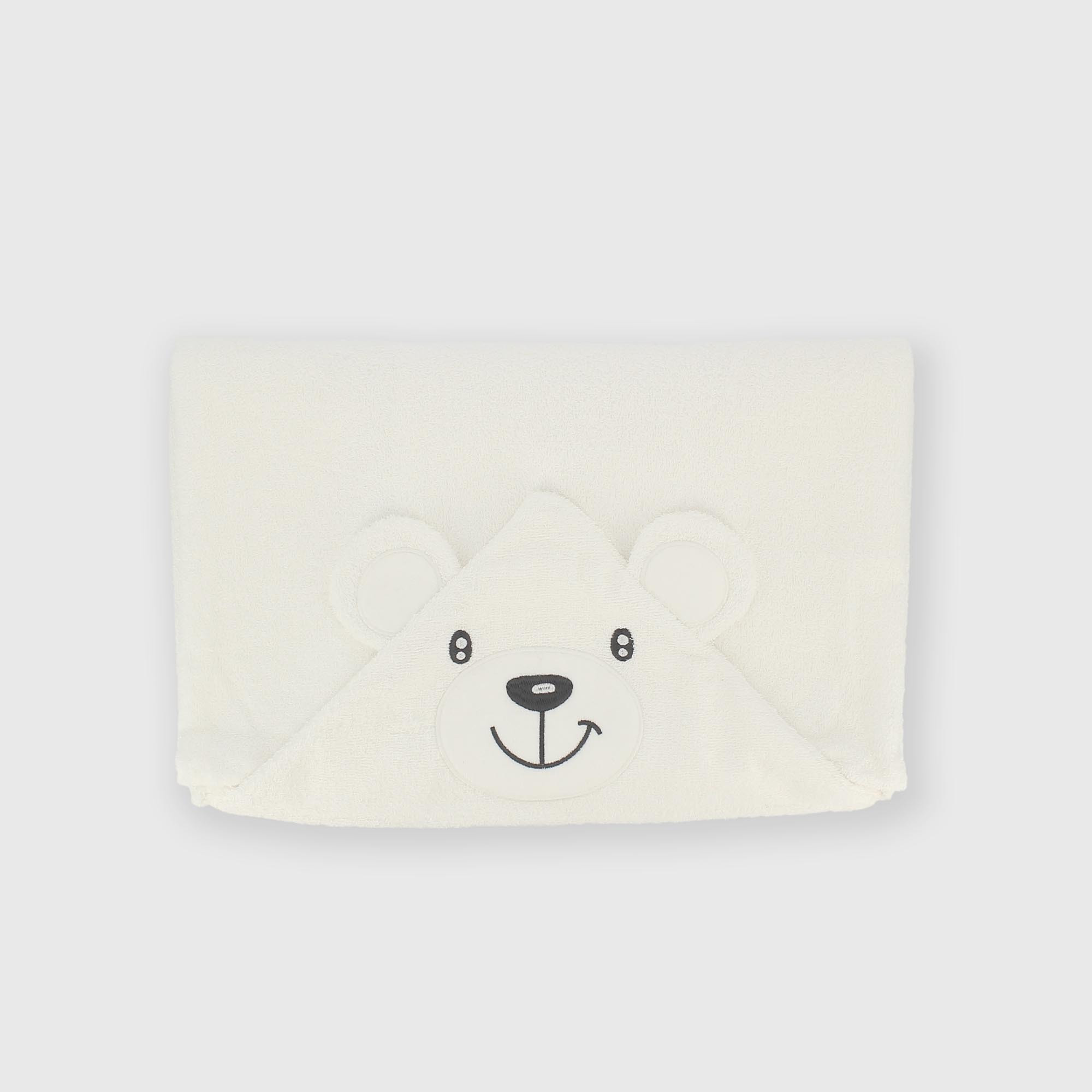 Peignoir en coton unisex blanc