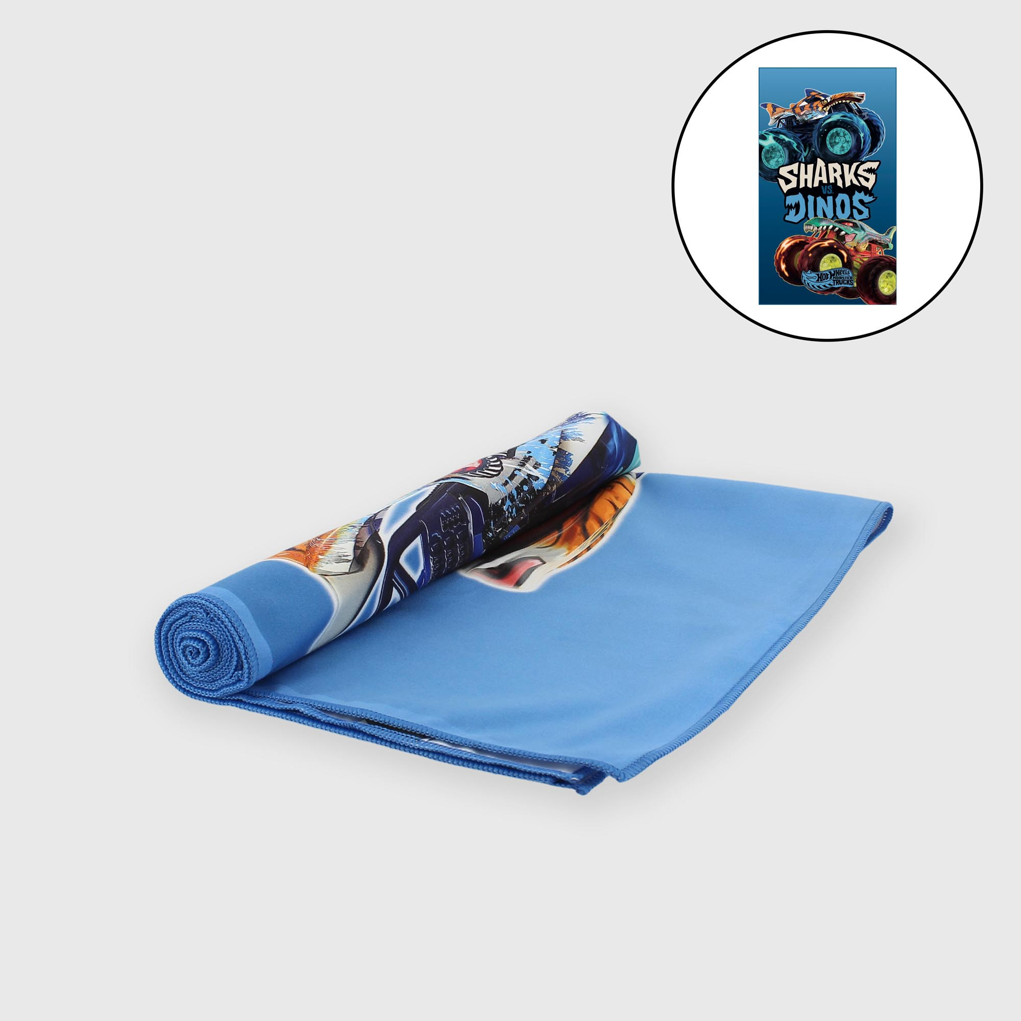 Beach towel blue Hot Wheels™ Monster Trucks